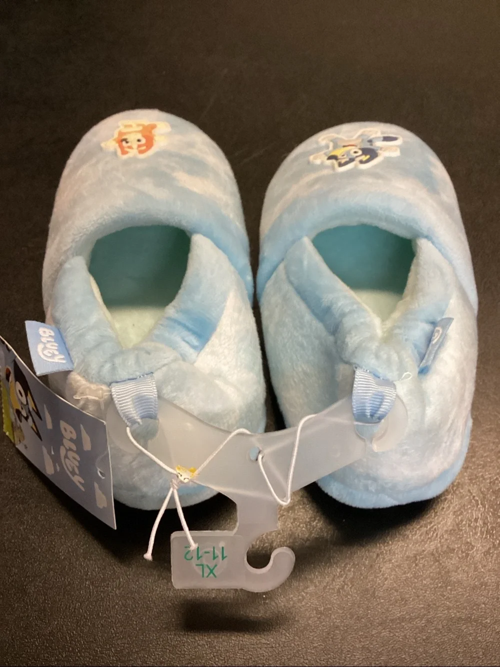 Toddler Bluey Cloud Slippers - Blue - sz XL 11/12 - new